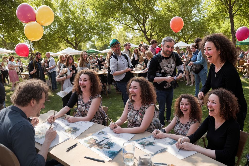 תמונה זו נוצרה על ידי NOVITA בינה מלאכותית קריקטוריסט לאירועים